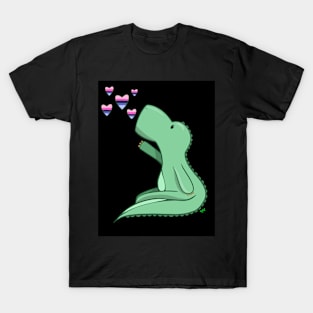 Omnisexual Pride Dinosaur T-Shirt